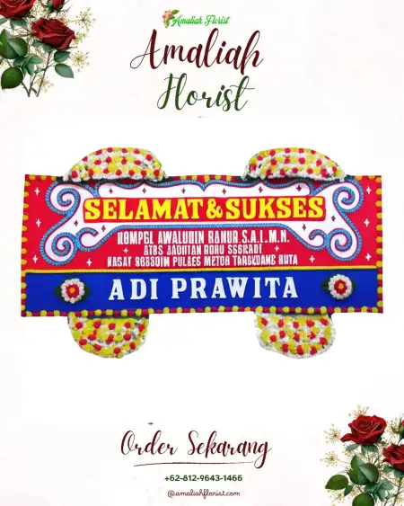 Papan Bunga Ucapan Selamat Balowerti
